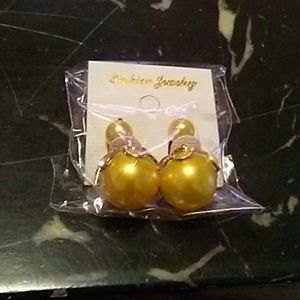 Yellow Drop Earrings